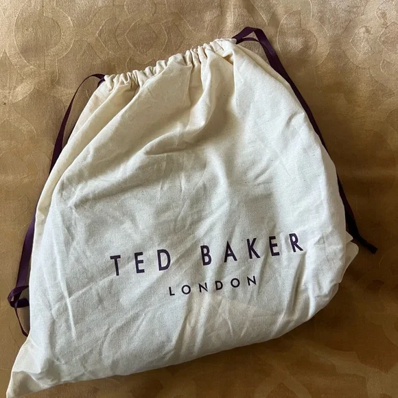 Ted Baker London Royal Blue Velvet Crossbody Bag - Picture 5 of 6